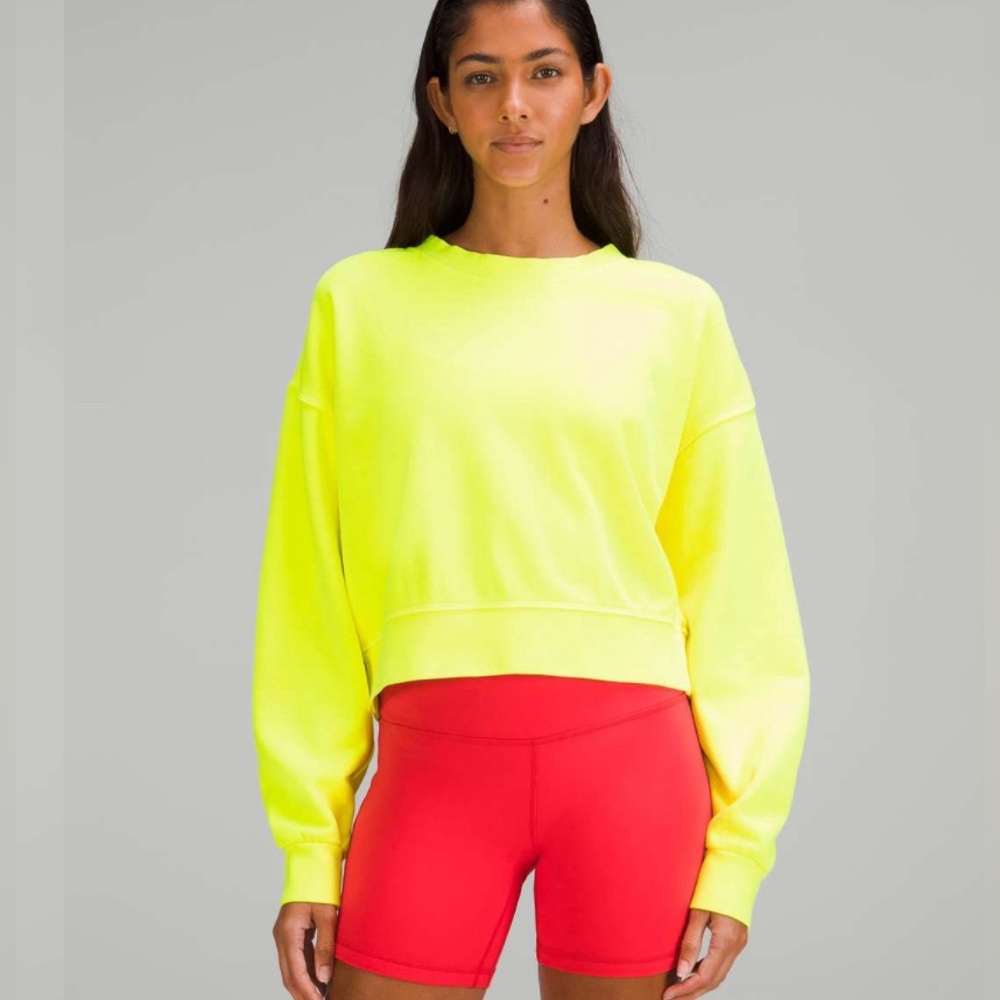 Lululemon perfectly oversized cropped crew